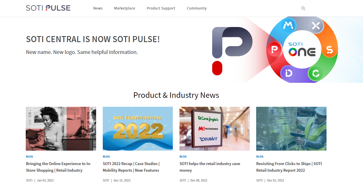 Captura de tela do SOTI Pulse